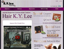Tablet Screenshot of hairkylee.com